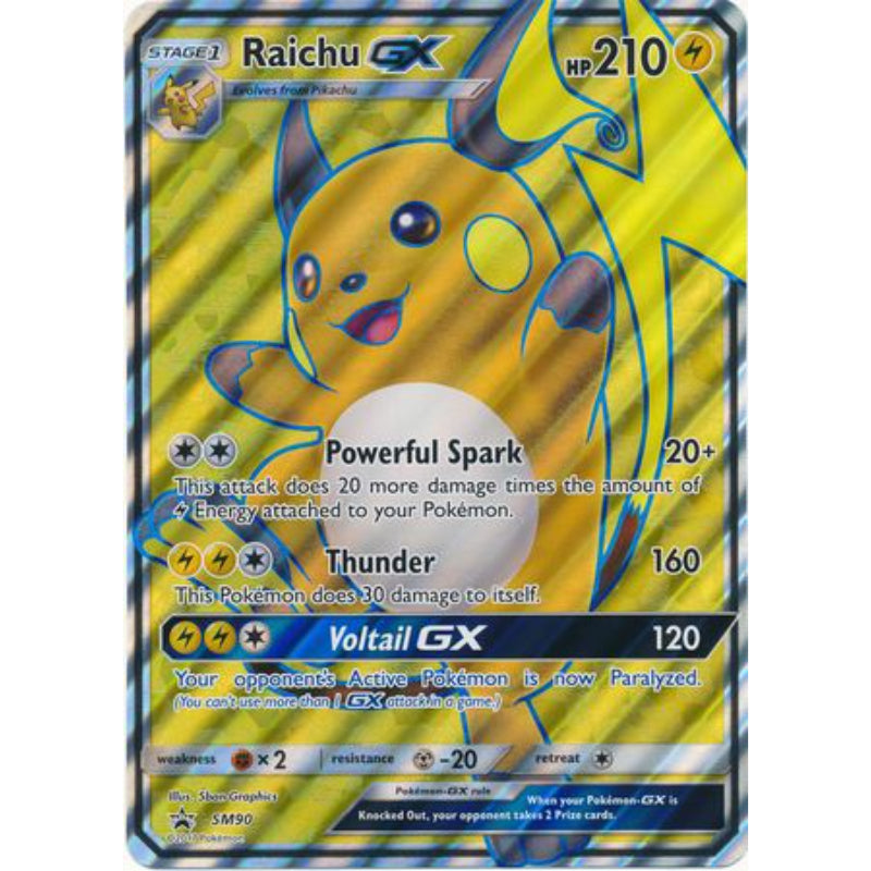 Raichu GX - SM90 - Oversized Promo Pokemon Oversized Cards