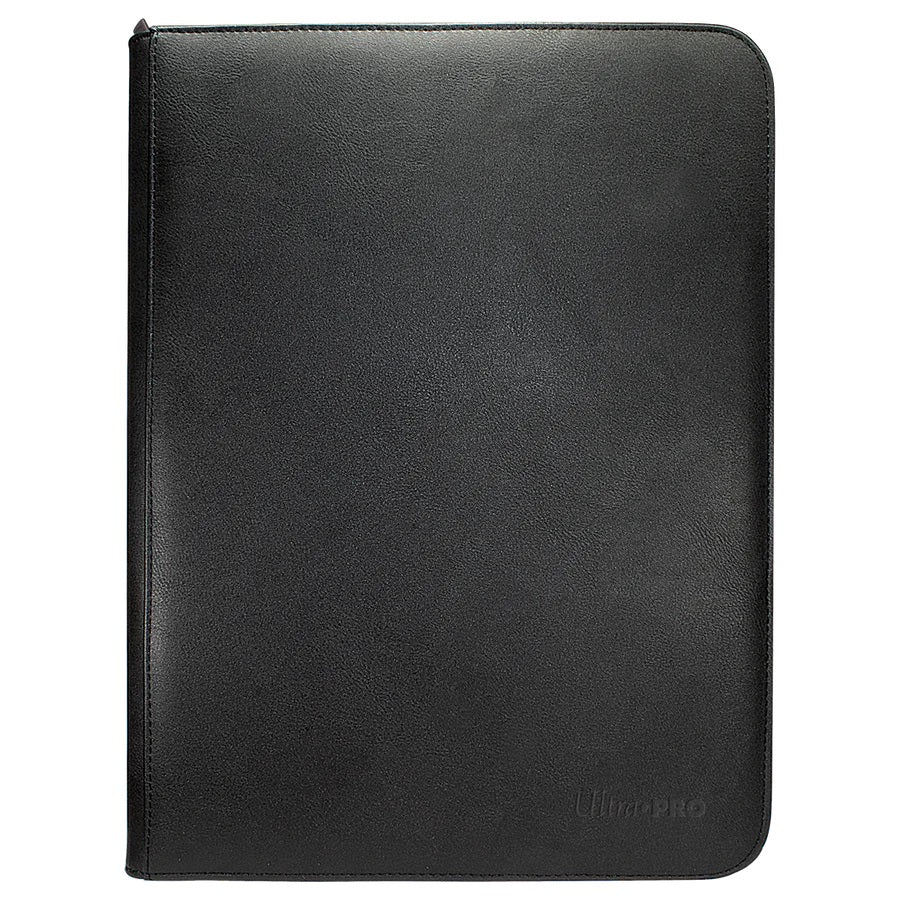 Vivid 9-Pocket Zippered PRO-Binder, Black