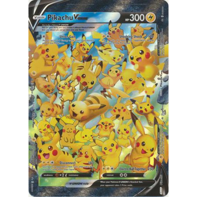 Pikachu V-Union Oversized Promo Pokemon Oversized Cards