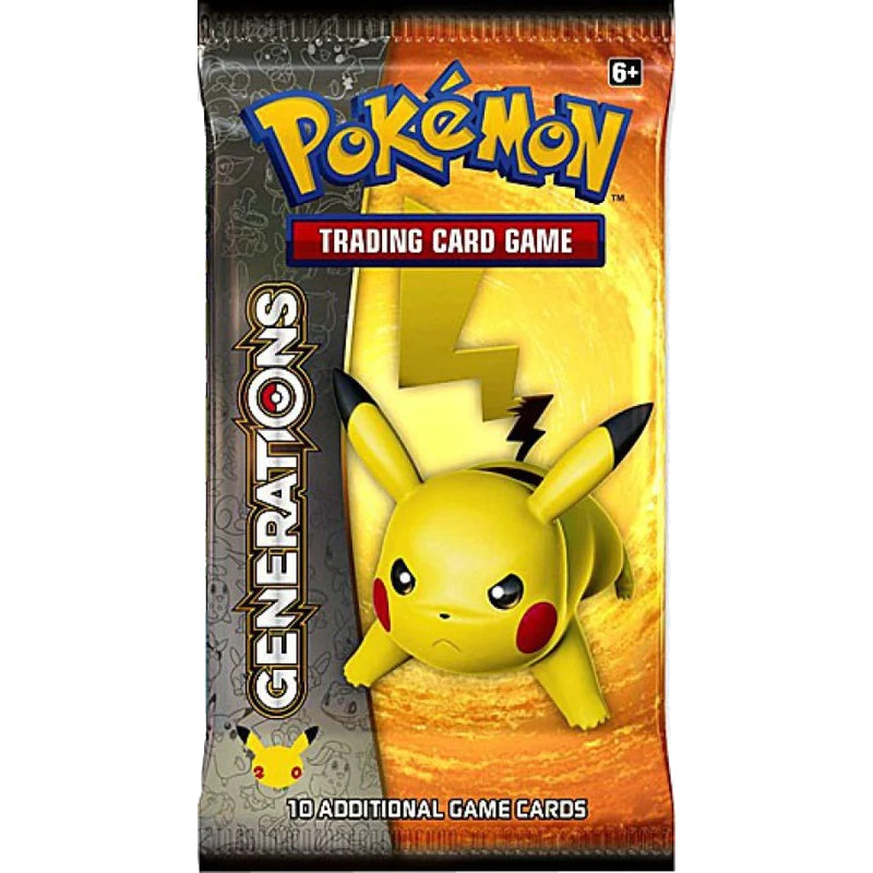 Pokémon, Generations, 1 Booster (Pikachu Artwork)
