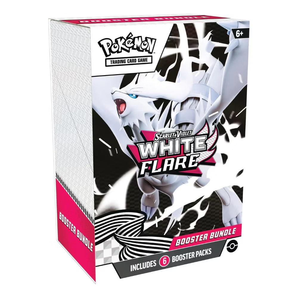 Pokémon, Scarlet & Violet 10.5: Black Bolt & White Flare: White Flare Booster Bundle (6 packs)