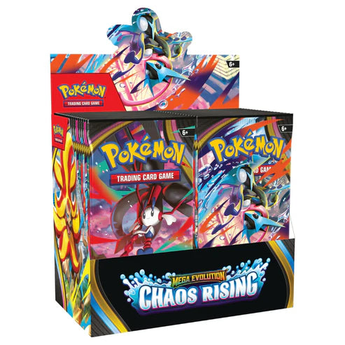 Pokémon, Mega Evolutions, ME04: Chaos Rising, Display / Booster Box (Max 1 per hushåll)