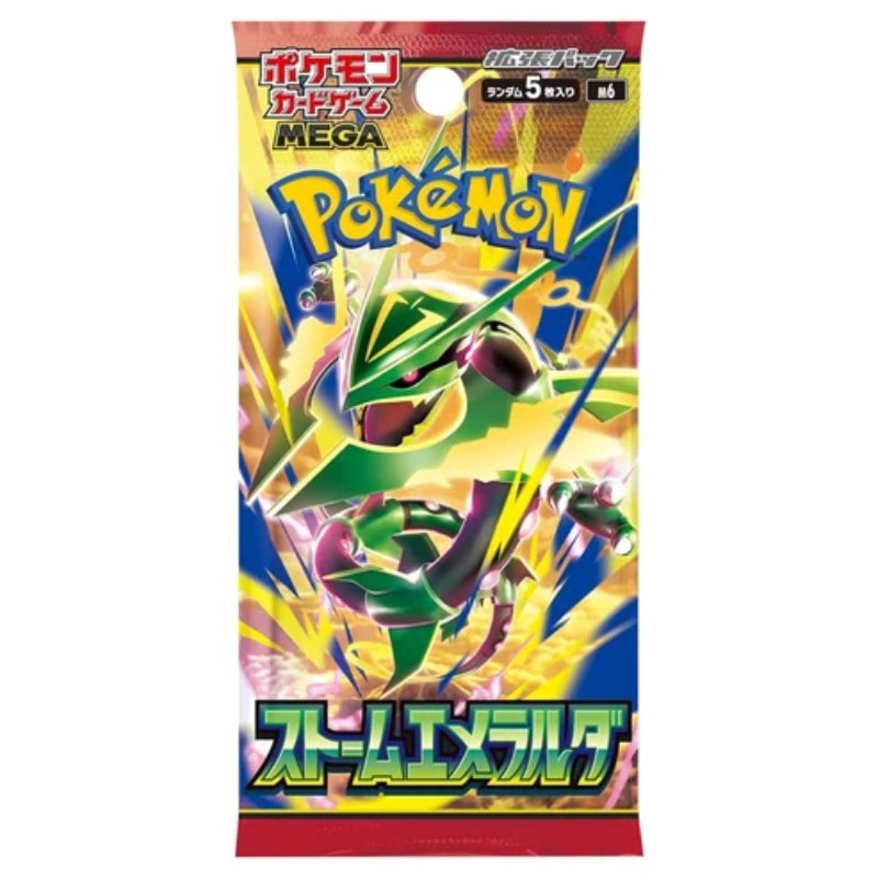 Pokémon, Mega: Storm Emeralda - m6, 1 booster pack (Japansk)