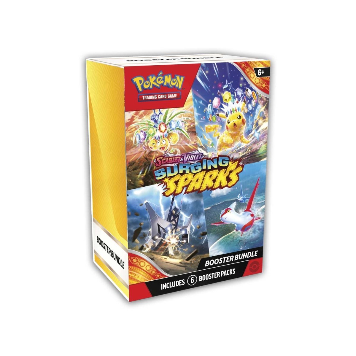 Pokémon, Scarlet & Violet 8: Surging Sparks, Booster Bundle (6 packs)