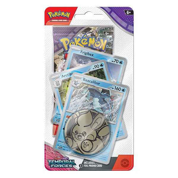 Pokémon, Scarlet & Violet 5: Temporal Forces, Premium Checklane, Baxcalibur