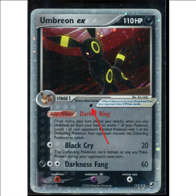 Umbreon ex (UF 112) EX Unseen Forces - Played