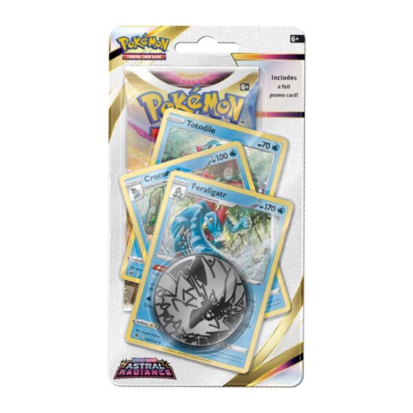 Pokémon, Sword & Shield 10: Astral Radiance, Premium Checklane blisterpack, Feraligatr