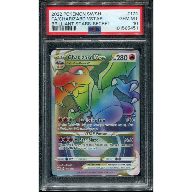 Charizard VSTAR (BRS 174) Brilliant Stars - PSA 10