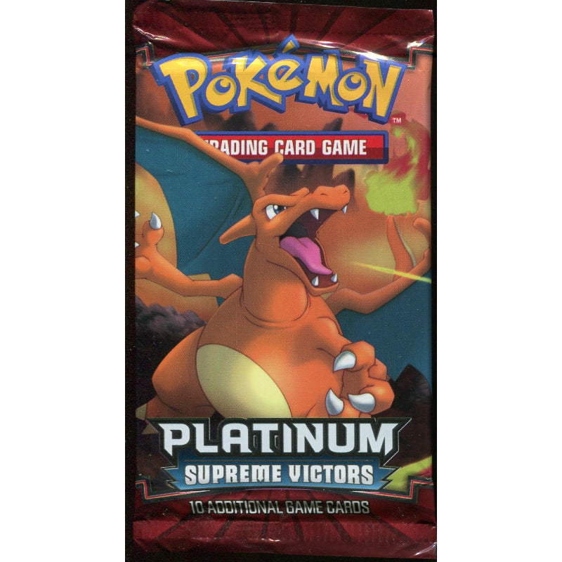 Pokémon, Platinum: Supreme Victors, 1 Booster (Charizard Artwork)