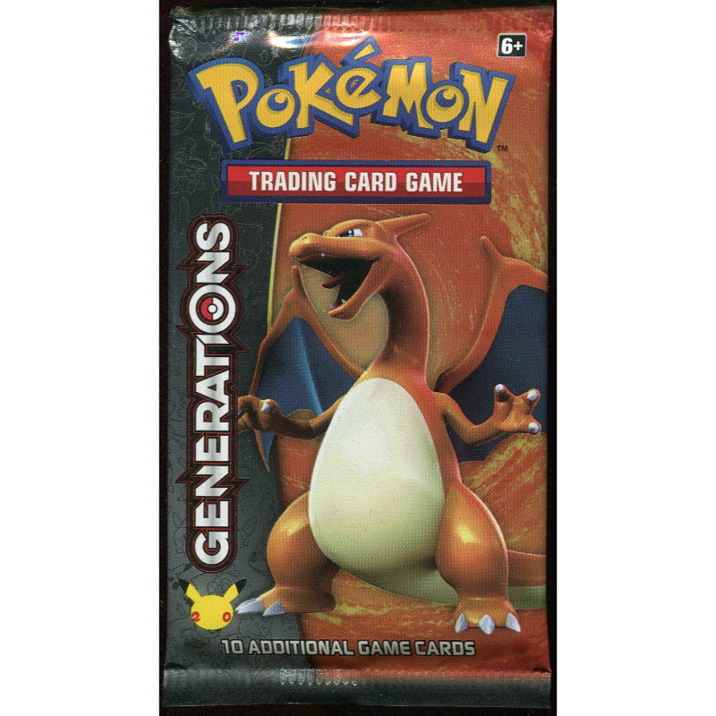 Pokémon, Generations, 1 Booster (Charizard Artwork) – Samlarhobby Sverige AB
