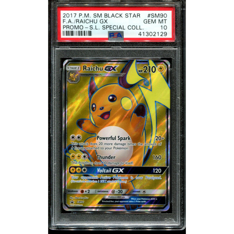 Raichu GX (SM 90) SM Black Star Promos - PSA 10