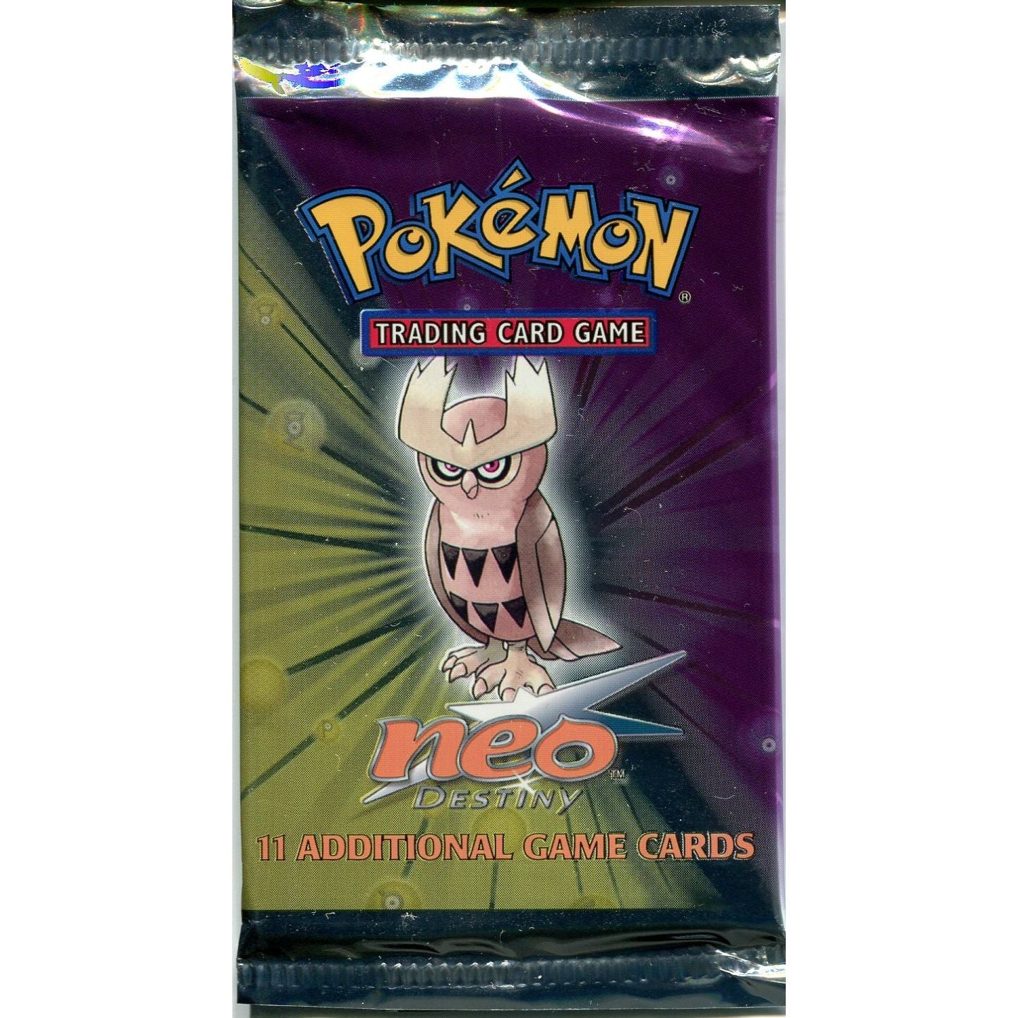 Pokémon, Neo Destiny, 1 Booster (Noctowl Artwork)