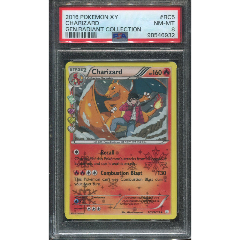 Charizard (GEN RC5) Generations - PSA 8