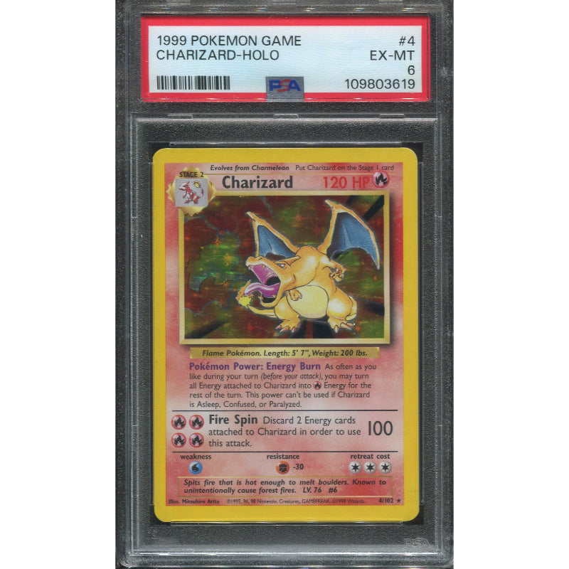 Charizard (BS 4) Base Set - PSA 6