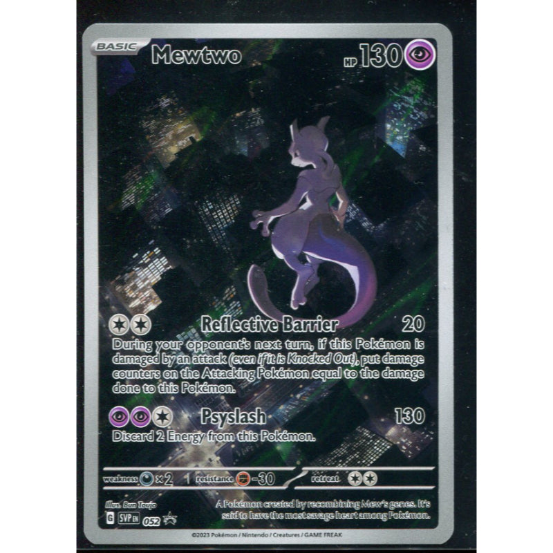 Mewtwo (SVP 052) SV Black Star Promos