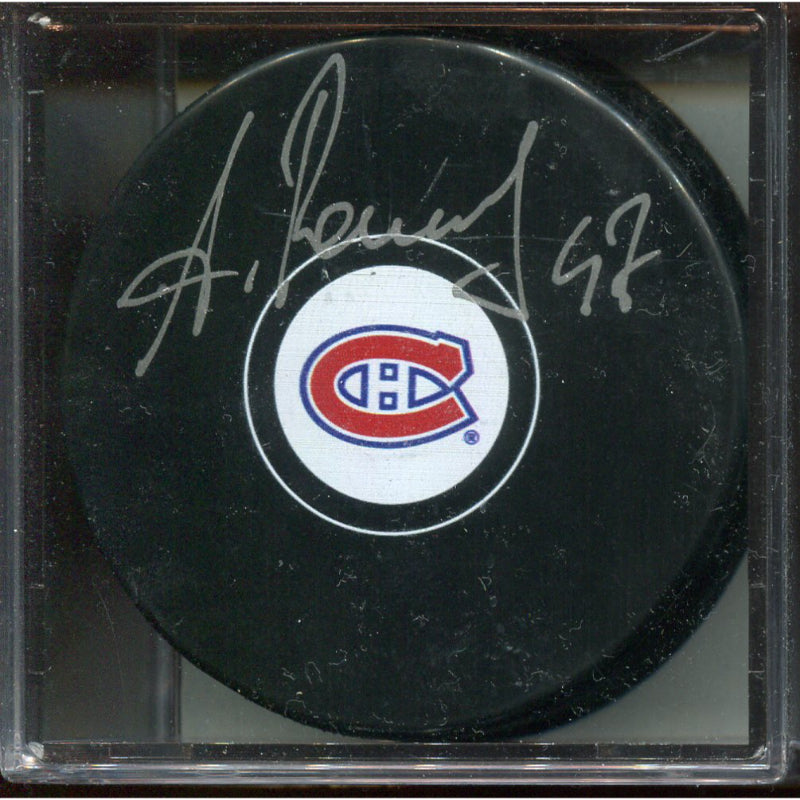 Signed Puck - Montreal Canadiens - Alexander Radulov - A.J Sports COA