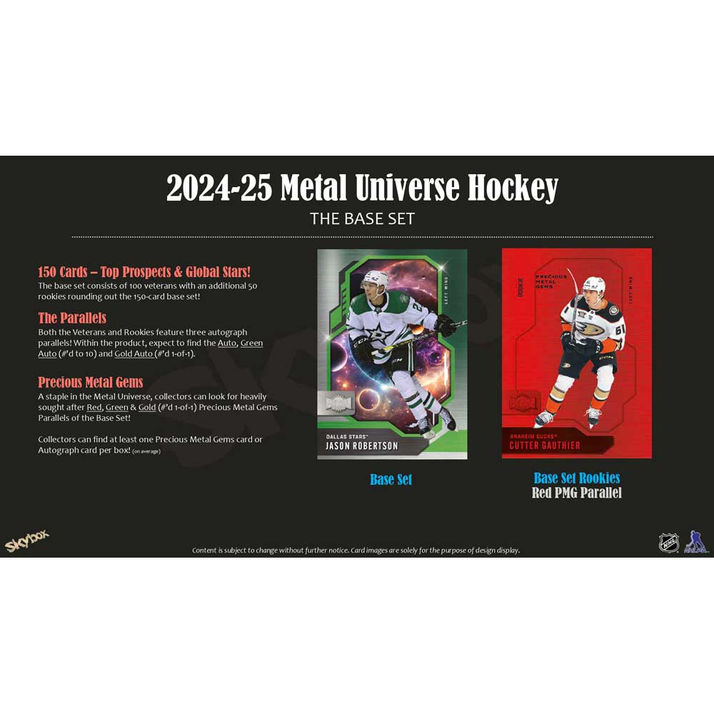 FÖRKÖP: 2024-25 Upper Deck Skybox Metal Universe (Hobby