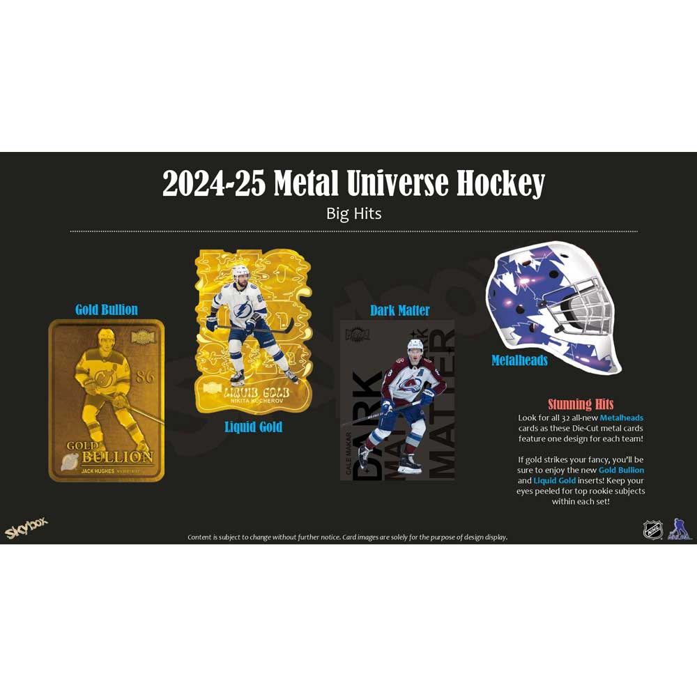 FÖRKÖP: 2024-25 Upper Deck Skybox Metal Universe (Hobby
