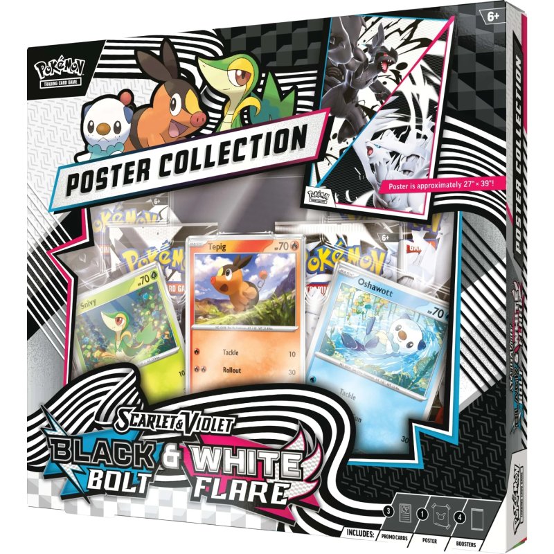 Pokémon, Scarlet & Violet 10.5: Black Bolt & White Flare - Unova Poster Collection