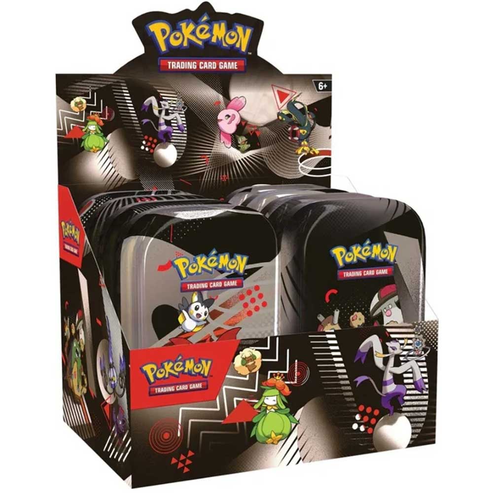 Pokémon, Scarlet & Violet 10.5: Black Bolt & White Flare - Mini Tin Display
