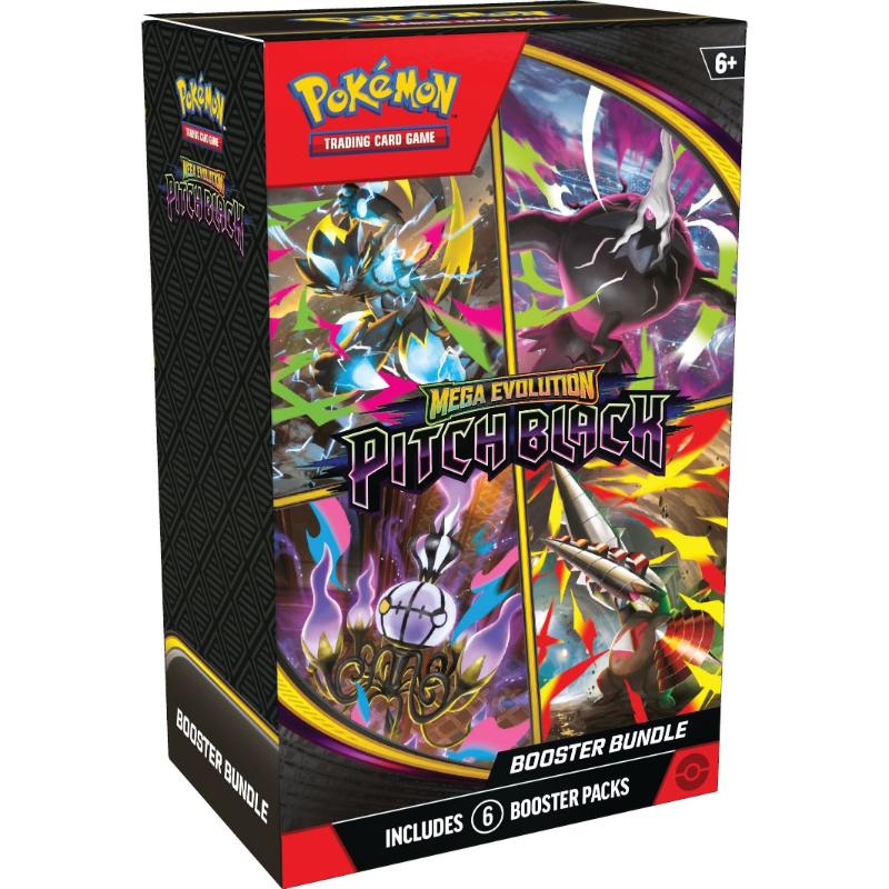 Pokémon, Mega Evolutions 5: Pitch Black, Booster Bundle (6 packs) (Max 2 per hushåll)