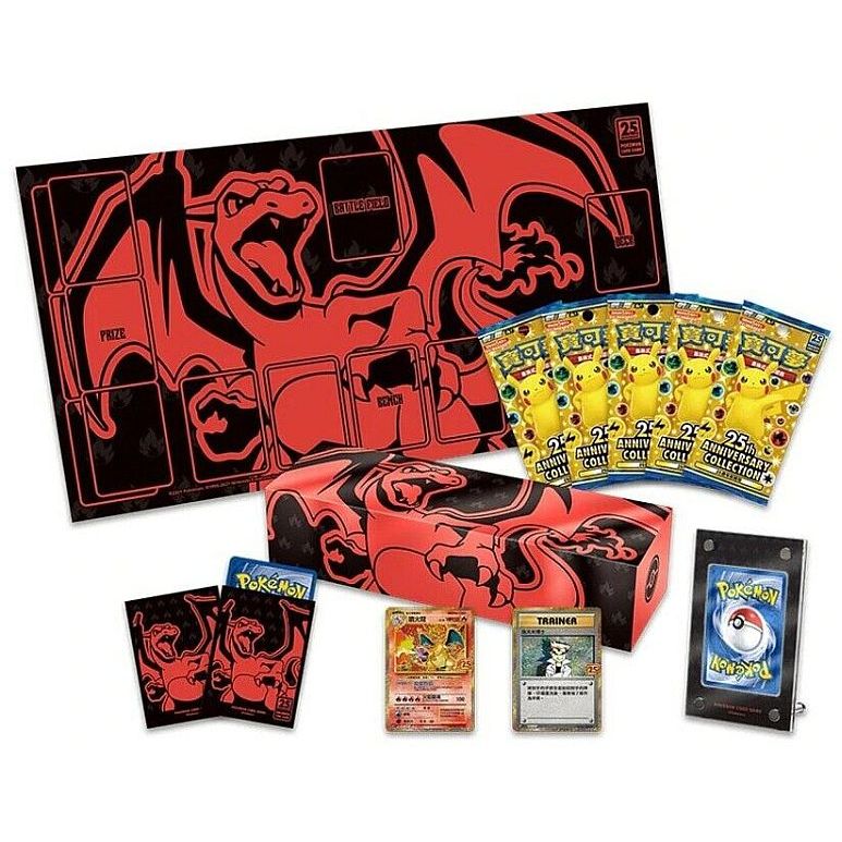Pokémon, Charizard 25th Anniversary Premium Collection Box (Kinesisk)