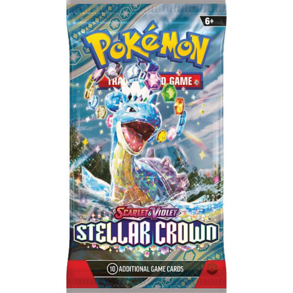 Pokemon, Scarlet & Violet 7: Stellar Crown, 1 booster pack