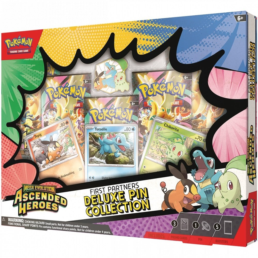 Pokémon, Ascended Heroes - First Partners Deluxe Pin Collection