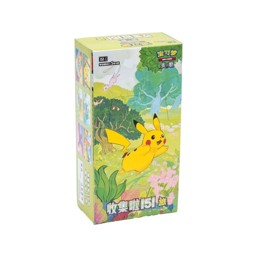pokemon 151c booster box Pokemon, Collect 151 Journey Vol.1 (151C), Slim Booster Box (Chinese) – Samlarhobby Sverige AB