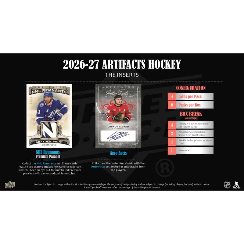2026-27 Upper Deck Artifacts (Hobby)