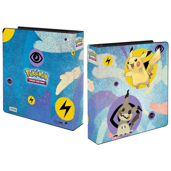 Pokémon, 3-rings pärm för lösa fickor, Album 2″ Pikachu & Mimikyu
