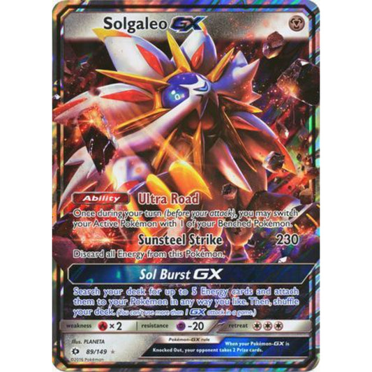 Solgaleo GX - 89/149 - Oversized Promo Pokemon Oversized Cards