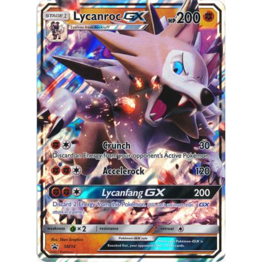 Lycanroc GX - SM14 - Oversized Promo Pokemon Oversized Cards