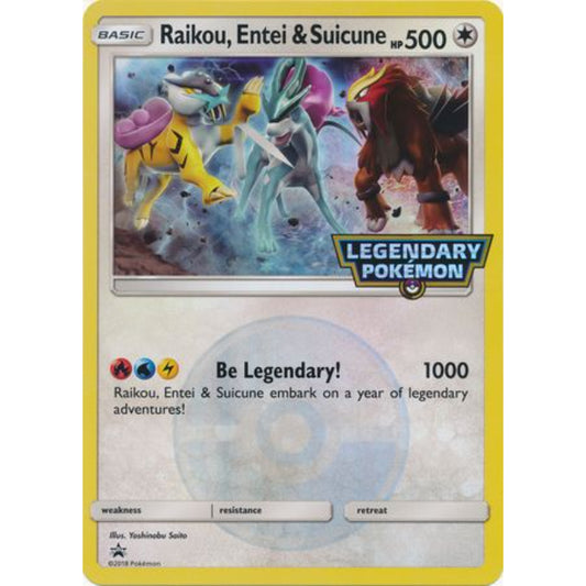 Raikou, Entei & Suicune - Oversized Promo Pokemon Oversized Cards