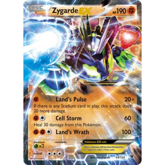 Zygarde ex – 54/124 – Oversize Promo Pokemon Oversized Cards