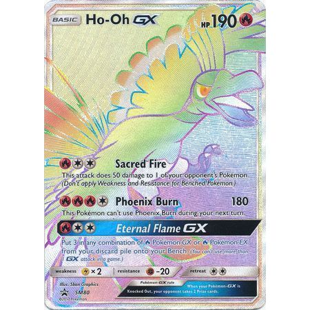 Ho-Oh GX – SM80 – Oversized Promo Pokemon Oversized Cards