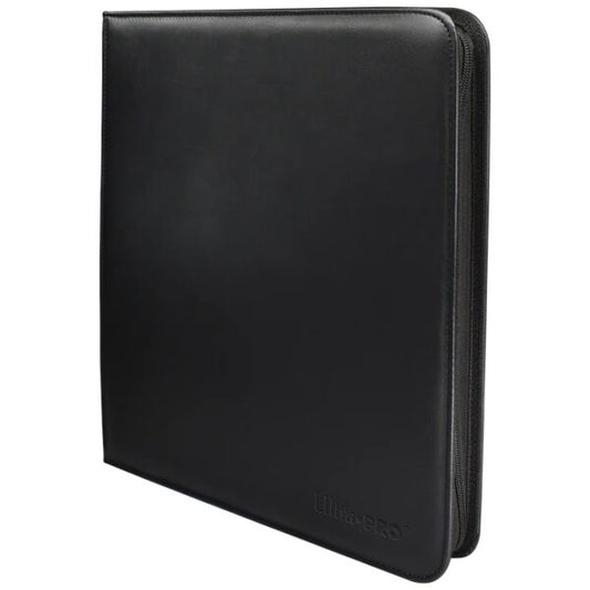 Vivid 12-Pocket Zippered PRO-Binder – Black