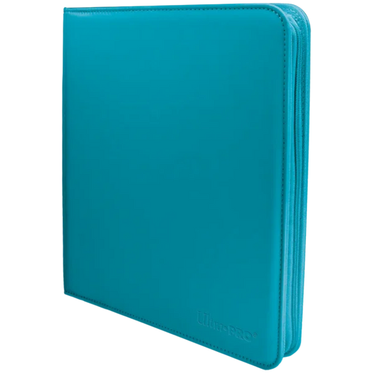 Vivid 12-Pocket Zippered PRO-Binder – Teal