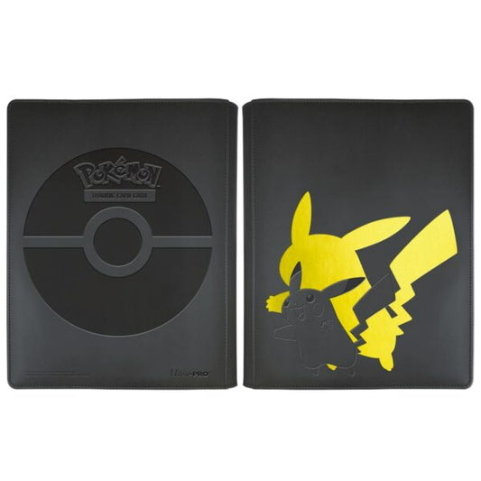Pokémon, 9-Pocket Zippered Pikachu PRO-Binder for Pokémon (Elite Series)