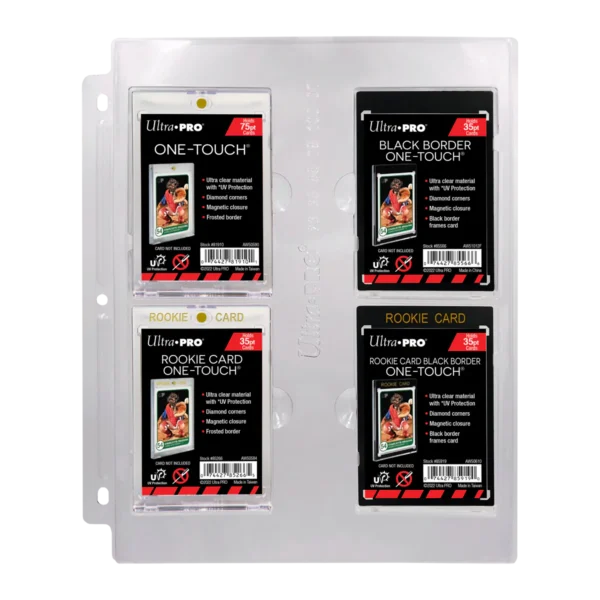 Plastficka 4-Pocket Page for 23pt-100pt One-Touch Displays, 1st