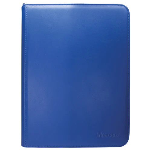Vivid 9-Pocket Zippered PRO-Binder, Blue