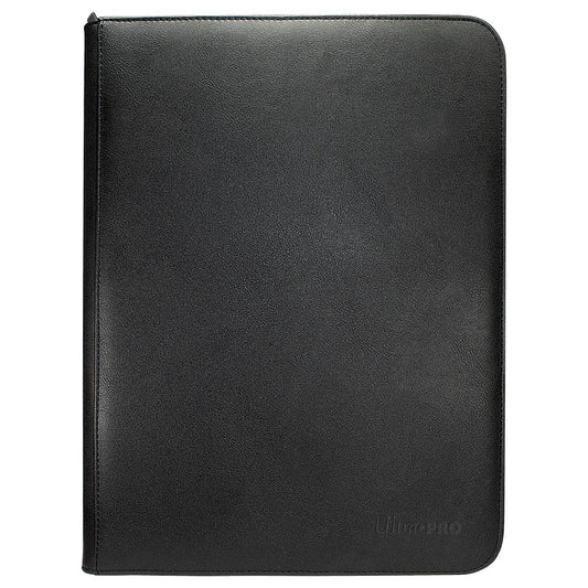 Vivid 9-Pocket Zippered PRO-Binder, Black