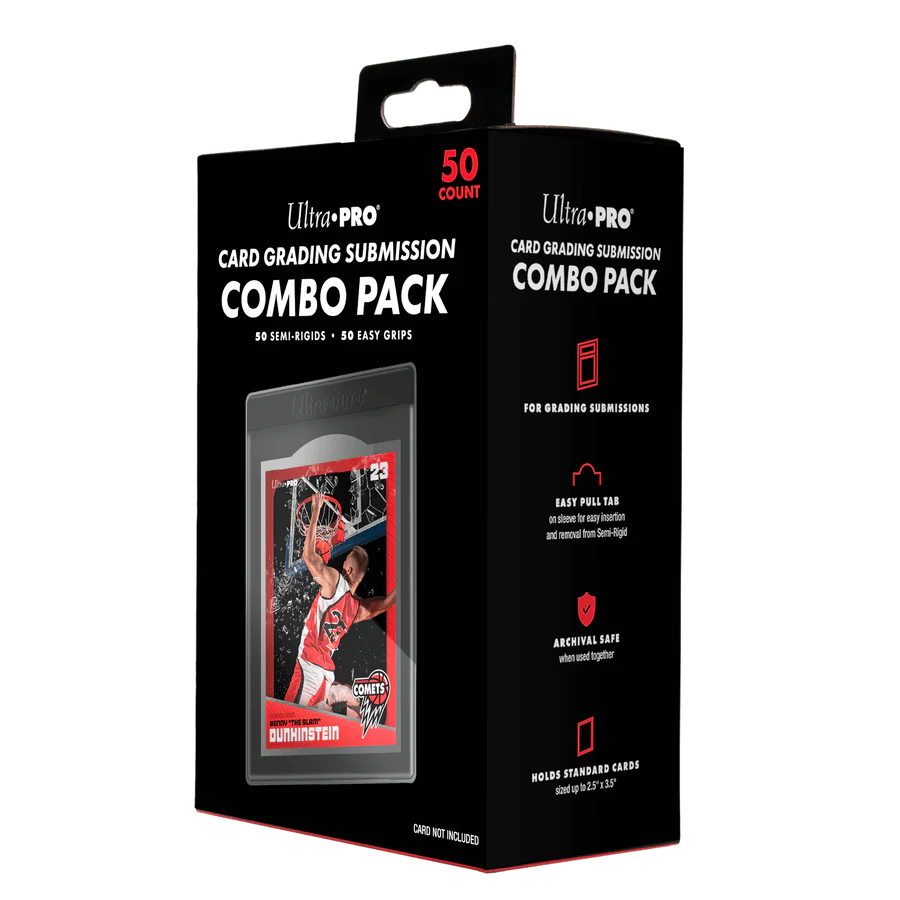 Card Grading Submission Combo Pack - Semi-Rigids & Easy Pull Sleeves 50ct