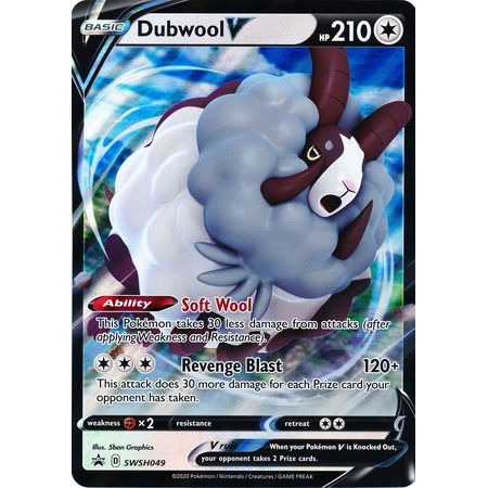 Dubwool V – SWSH049 – Oversize Promo Pokemon Oversized Cards