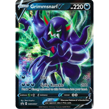 Grimmsnarl V – SWSH057 – Oversized Promo Pokemon Oversized Cards