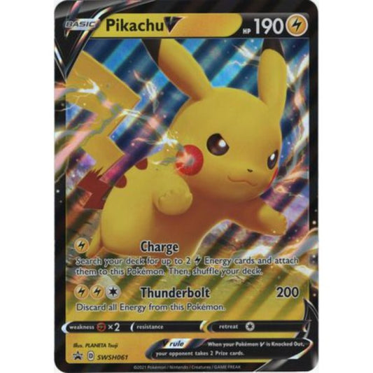 Pikachu V – SWSH061 – Oversized Promo Pokemon Oversized Cards