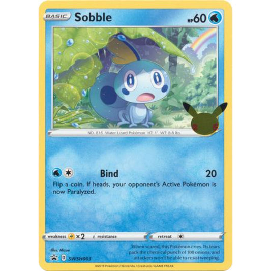 Sobble - SWSH003 - 25th Anniversary Oversized Promo Pokemon Oversized Cards