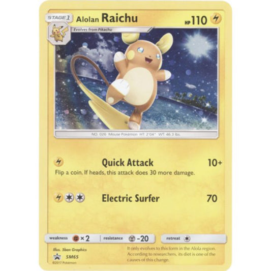 Alolan Raichu – SM65 – Oversized Promo Pokemon Oversized Cards