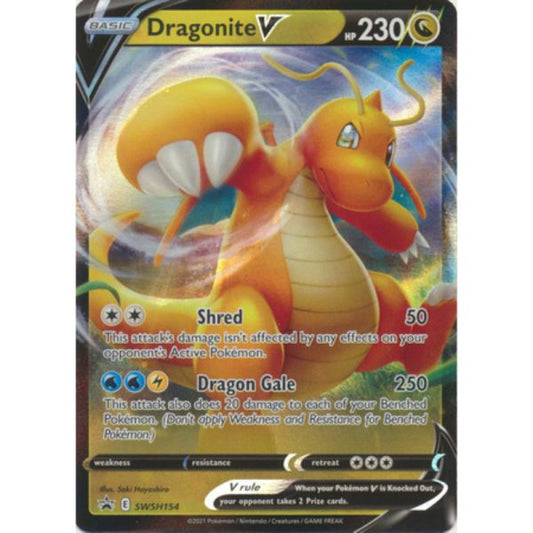 Dragonite V – SWSH154 – Oversized Promo Pokemon Oversized Cards