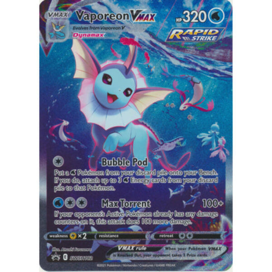 Vaporeon VMAX – SWSH182 – Oversized Promo Pokemon Oversized Cards